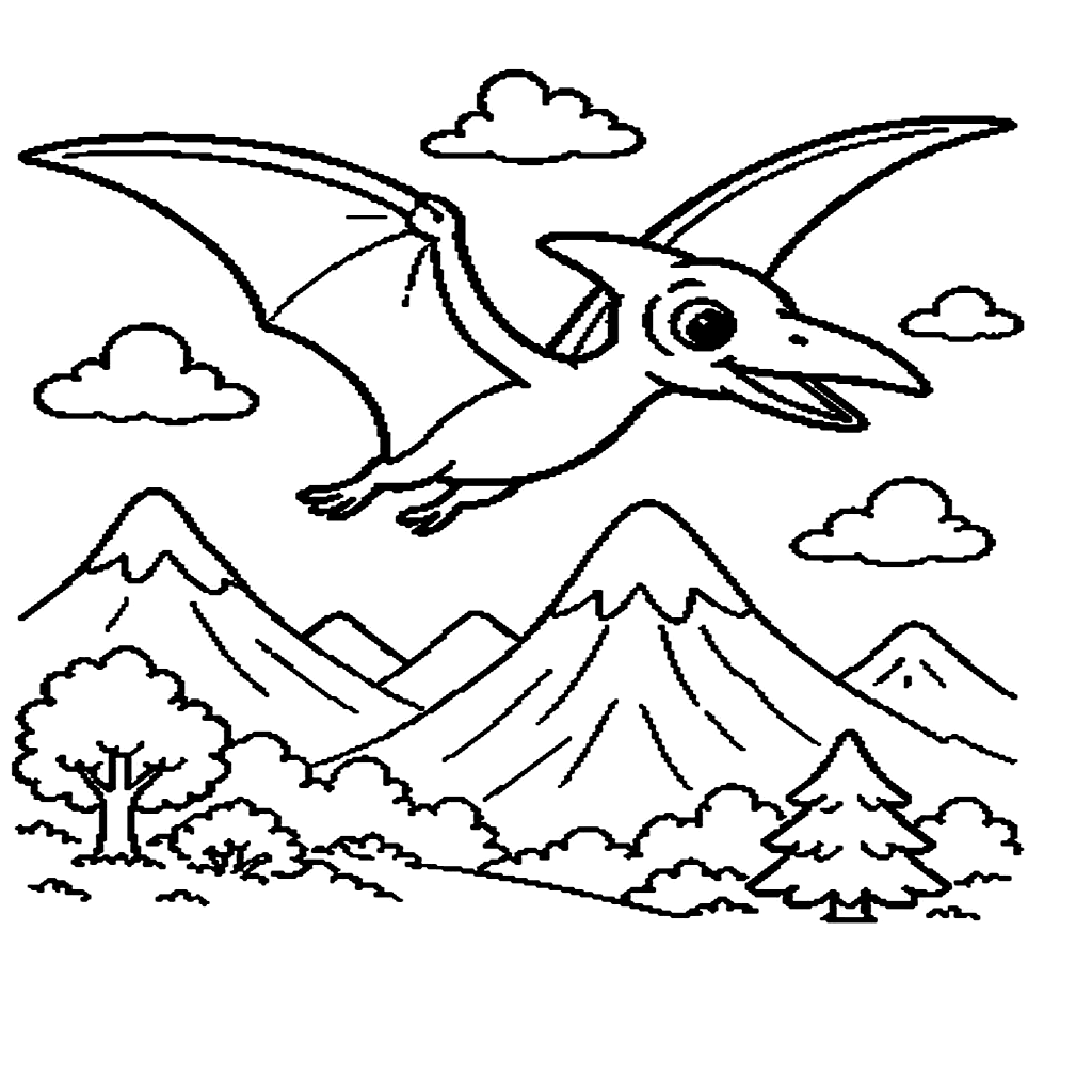 Dinozorlar Boyama Sayfası